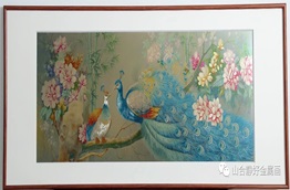 金属雕刻画之孔雀篇